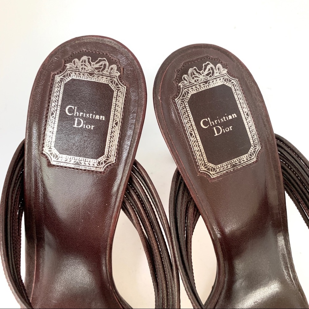 Y2K Christian Dior John Galliano 2007 ‘Samouraï 1947’ Snake Bakelite Sandals - Picture 3 of 15